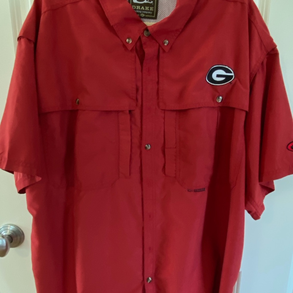 Drake UGA Button Down Shirt